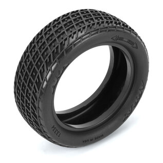 AKA Racing AKA13334CR  Array 2.2" Clay Dirt Oval Buggy 2WD/4WD Front Tires (2) - Purple