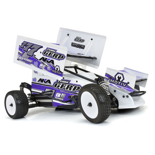 AKA Racing AKA13134CR  Array 1/10 Array Clay Rear 2.2" Dirt Oval Tires (2) - Purple