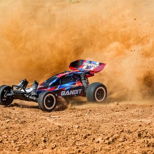 Traxxas TRA24254-8   Red Traxxas Bandit HD w/USB-C RTR 2WD Buggy
