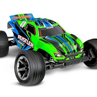 Traxxas TRA37254-8 Green    Rustler 2WD w XL-5 ESC RTR USB-C HD