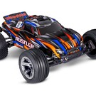 Traxxas TRA37354-4 Orange Rustler 2WD BL-2s Brushless RTR HD