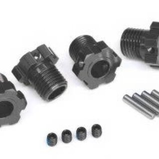 Traxxas TRA8654-GRAY Alum Splined 17mm Wheel hubs for Maxx & E-Revo VXL
