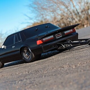Traxxas TRA94346-74  Black Drag Slash HD Brushless Ford Mustang Car