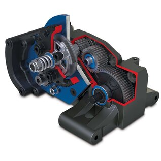 Traxxas TRA94346-74  Black Drag Slash HD Brushless Ford Mustang Car