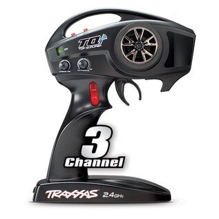 Traxxas TRA94346-74  Black Drag Slash HD Brushless Ford Mustang Car