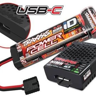 Traxxas TRA37254-8 Red  Rustler 2WD BL-2S Brushless RTR USB-C HD