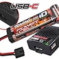 Traxxas TRA37254-8 Red  Rustler 2WD BL-2S Brushless RTR USB-C HD