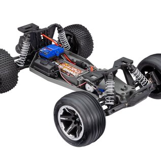 Traxxas TRA37254-8 Red  Rustler 2WD BL-2S Brushless RTR USB-C HD
