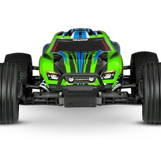 Traxxas TRA37254-8 Green  Rustler 2WD BL-2S Brushless RTR USB-C HD