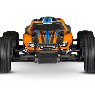 Traxxas TRA37254-8 Orange  Rustler 2WD BL-2S Brushless RTR USB-C HD