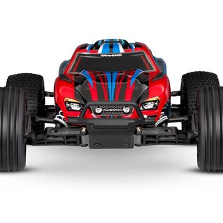 Traxxas TRA37354-4 Red Rustler 2WD BL-2s Brushless RTR HD