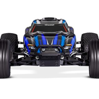 Traxxas TRA37354-4 Blue Rustler 2WD BL-2s Brushless RTR HD