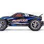 Traxxas TRA37354-4 Blue Rustler 2WD BL-2s Brushless RTR HD