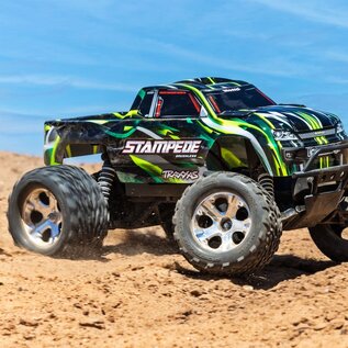 Traxxas TRA36354-4 Green  Stampede 2WD BL-2S  Brushless RTR HD