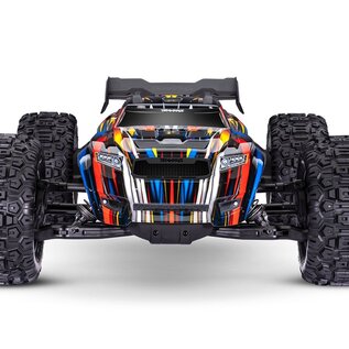 Traxxas TRA95096-4  BLUE  Traxxas Sledge 1/8 scale 4WD Brushless with Belted Sledgehammer Tires