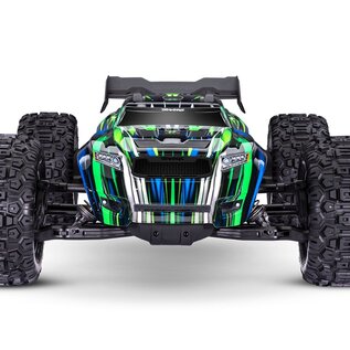 Traxxas TRA95096-4  Green  Traxxas Sledge 1/8 scale 4WD Brushless with Belted Sledgehammer Tires