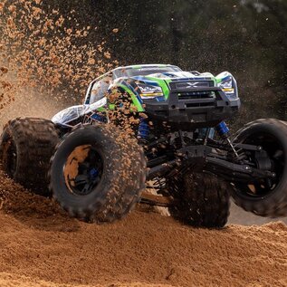 Traxxas TRA77096-4 GRN  Green X-Maxx 8s Belted 4x4 8S Brushless Monster Truck