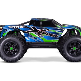 Traxxas TRA77096-4 GRN  Green X-Maxx 8s Belted 4x4 8S Brushless Monster Truck