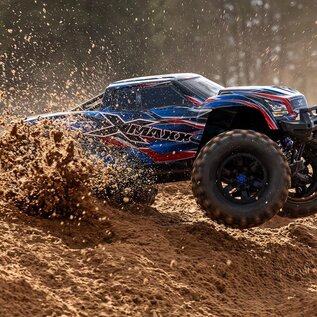 Traxxas TRA77096-4  Red  X-Maxx 8s Belted 4x4 8S Brushless Monster Truck