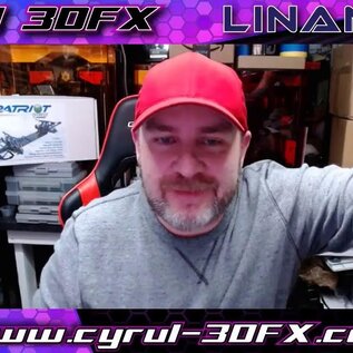 Excelerate RC 3DFX1096-G2-PI-LO-PR  Cyrul eXcelerate Gen2 Rear PreMounted Tire Pink Compound w/ Wide Looper Rim and ProFoam (2)