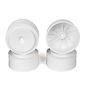 DE Racing DERPS4LW White Speedline Plus SC Wheels (4) 22SCT, SCTE, and SCT410