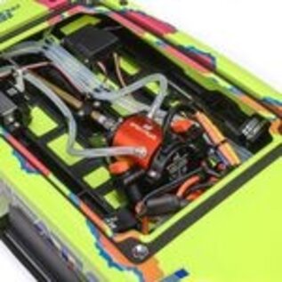 Proboat PRB08049T1  Blackjack 24" V2 Catamaran Brushless: RTR, Heat Wave Visual