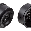 Team Associated ASC71078  Black Rear DR10 Drag Racing Wheels (2)