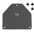 Team Associated ASC92444  Team Associated RC10B7 Factory Team Aluminum Servo Weight Plate (6g)