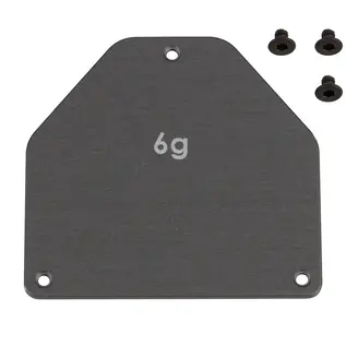 Team Associated ASC92444  Team Associated RC10B7 Factory Team Aluminum Servo Weight Plate (6g)