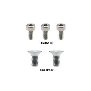 OfficinaRC OFC-AT03R-SPOOL  OfficinaRC Titanium AT03R Spool Screw Kit  for Awesomatix A800R (5) AT03RSPOOL