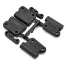 RPM R/C Products RPM73642  Black 0° & 3° Hybrid Gearbox Rear Mount Set
