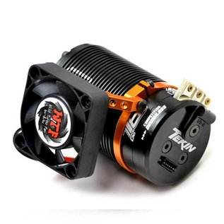 Exotek Racing EXO1718BLK Black Angled Clamp On Fan Mount, 1/10 buggies, trucks and sedans