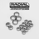 J Concepts JCO5164 RC10B7 Radial Ceramic "Primary" Bearing Set, 18pc