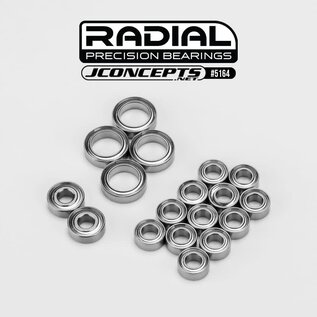 J Concepts JCO5164 RC10B7 Radial Ceramic "Primary" Bearing Set, 18pc