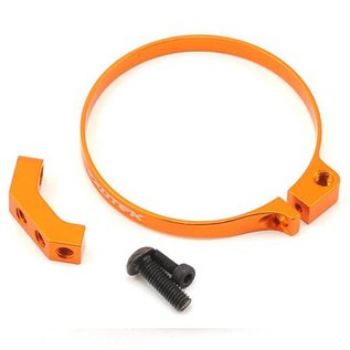 Exotek Racing EXO1718ORG Orange Angled Clamp On Fan Mount