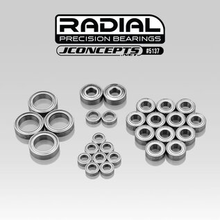 J Concepts JCO5137 Radial NMB Bearing Set - RC10B7 28pc