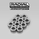 J Concepts JCO5016 Radial NMB 5x10x4mm Bearing Set - 10pc