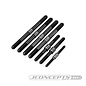 J Concepts JCO5010-2  Stealth Black Tekno NB48 2.1 Fin Titanium Turnbuckle Set (7) 50102