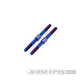 J Concepts JCO5010-1OP  Burnt Blue Tekno NB48 2.1 Optional Fin Titanium Turnbuckle 4x56mm (2) 50101OP