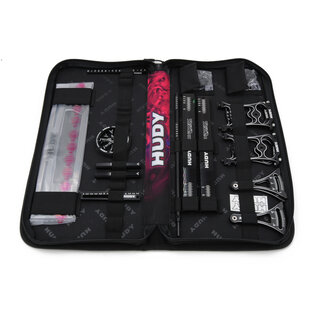 Hudy HUD109351  Hudy Set-up Station & Set-up Tools + Carrying Bag for 1/10 Touring Cars
