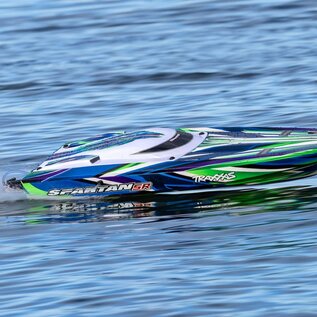 Traxxas TRA103076-4 Green Spartan Brushless 36" Self Righting Boat RTR