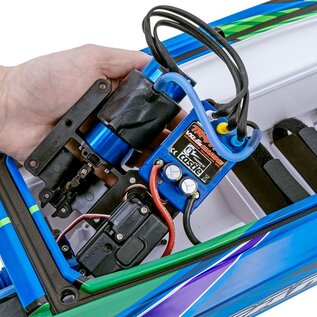 Traxxas TRA103076-4 Green Spartan Brushless 36" Self Righting Boat RTR