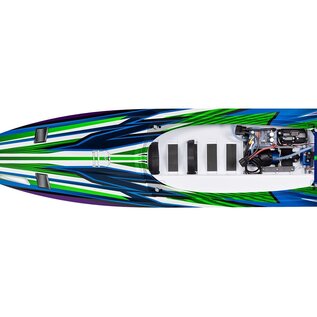 Traxxas TRA103076-4 Green Spartan Brushless 36" Self Righting Boat RTR