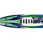 Traxxas TRA103076-4 Green Spartan Brushless 36" Self Righting Boat RTR