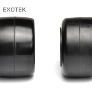 Exotek Racing EXO2133  Exotek F1 1/10 Rubber Tires - Rear 28X (DOUBLE RED-SUPER SOFT)