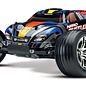 Traxxas TRA44096-3-BLUE  Silver / Blue Nitro Rustler w/ TSM RTR