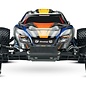 Traxxas TRA44096-3-BLUE  Silver / Blue Nitro Rustler w/ TSM RTR