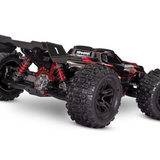 Traxxas TRA95096-4  Red  Traxxas Sledge 1/8 scale 4WD Brushless with Belted Sledgehammer Tires