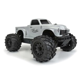Proline Racing PRO3255-14  Gray Pro-Line 1/10 Early 50's Chevy Tough-Color Truck Body (Stone Grey) (Stampede)