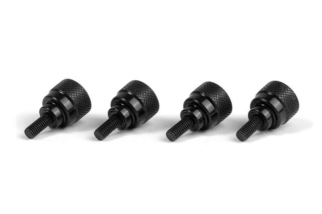 Hudy HUD109370 Aluminum Set-up Wheel For 1/10 Touring Car